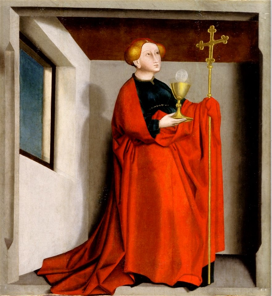 Konrad Witz - Die Ecclesia - Heilsspiegelaltar Basel
