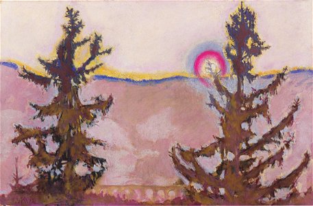 Kolo Moser - Semmeringlandschaft - 1913