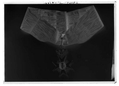 Kommendörskors, Vasaorden, Sverige, m: 1860 - Livrustkammaren - 60481-negative