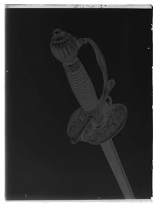Kommendervärja, Sverige, tillverkad i Sachsen 1706-1707 - Livrustkammaren - 28145-negative