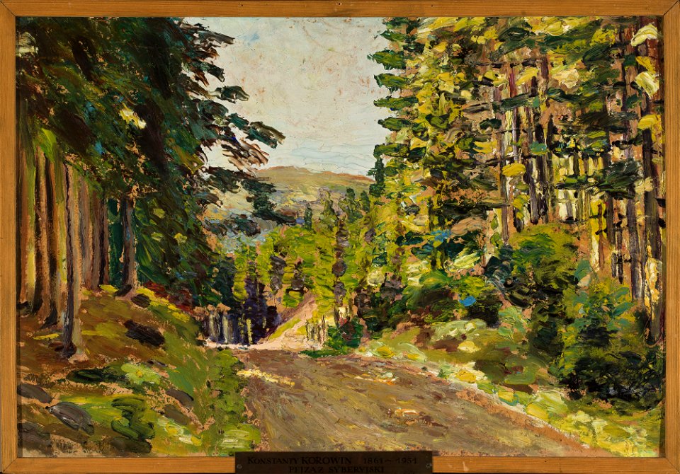 Konstantin Alekseevič Korovin - Siberian landscape - M.Ob.1521 - National Museum in Warsaw