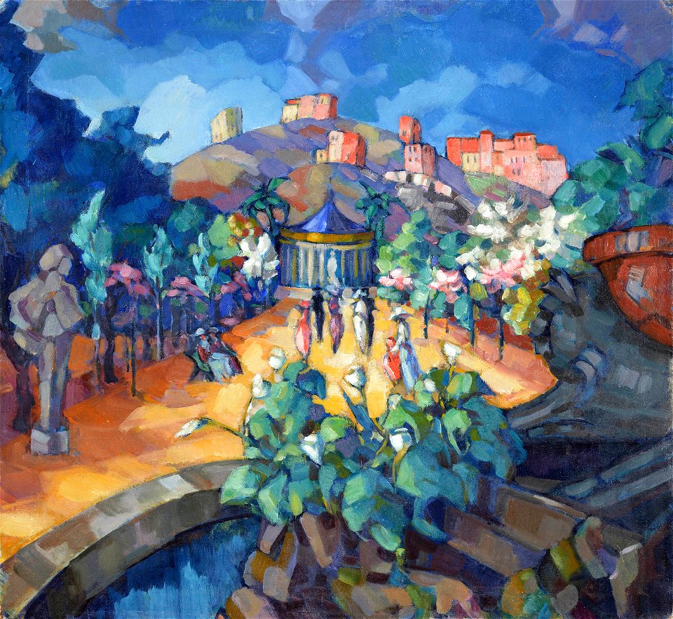 KONRAD MÄGI 1922-1923 Itaalia maastik. Rooma