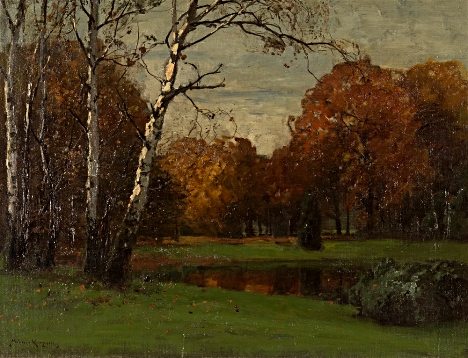 Konrad Alexander Müller-Kurzwelly - Herbstgold im Park Sanssouci - BG-M 12136^14 - Berlinische Galerie