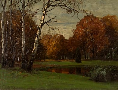 Konrad Alexander Müller-Kurzwelly - Herbstgold im Park Sanssouci - BG-M 12136^14 - Berlinische Galerie