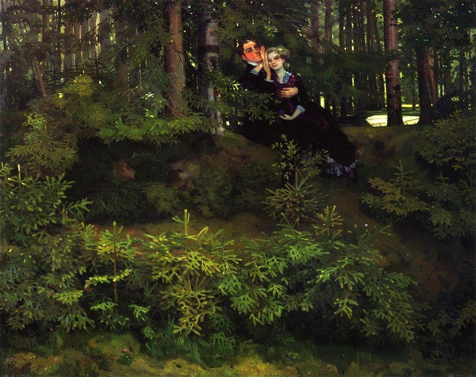 Konstantin Somov - in-the-forrest-1