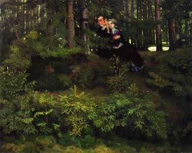 Konstantin Somov - in-the-forrest-1
