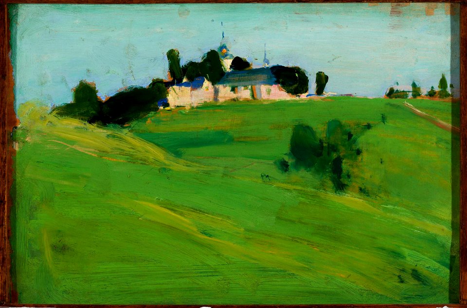 Konrad Krzyżanowski - View from Istebna V. Church - MP 40-e MNW - National Museum in Warsaw