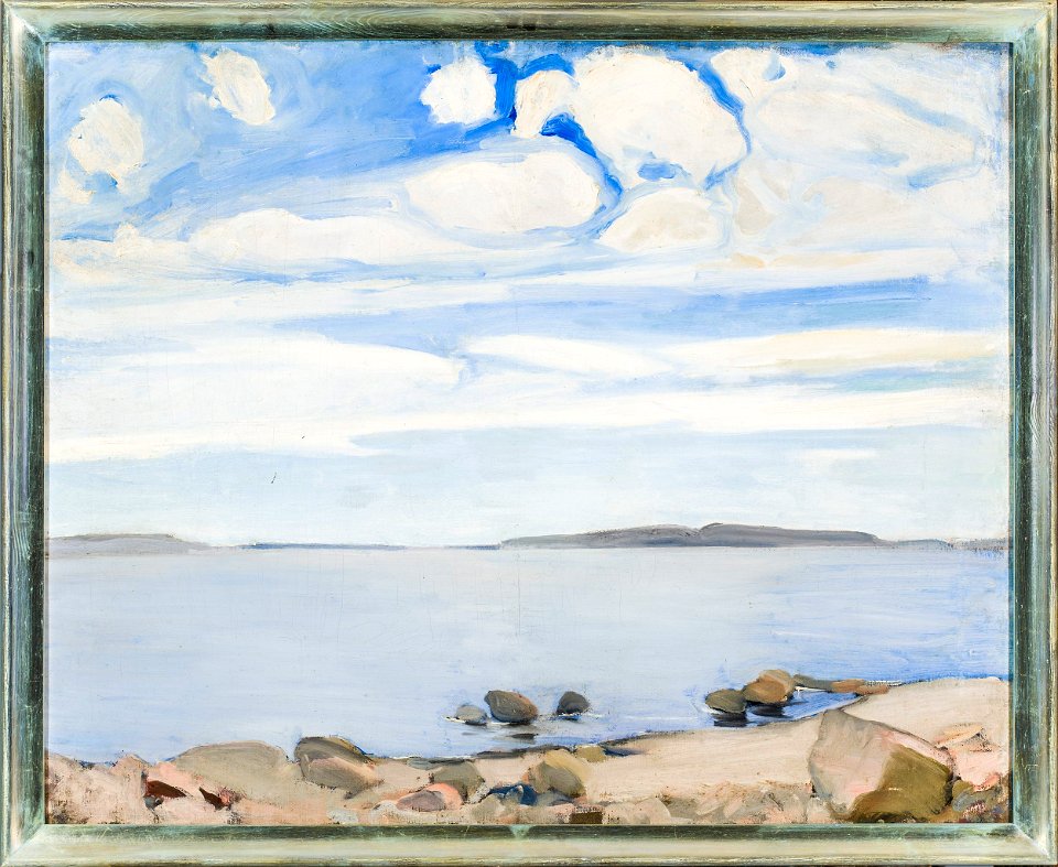 Konrad Krzyżanowski - Landscape in Finland - MP 27 MNW - National Museum in Warsaw