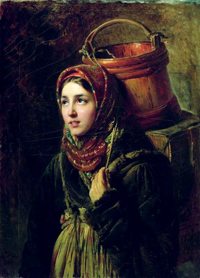 Konstantin Makovsky - Herring Dish