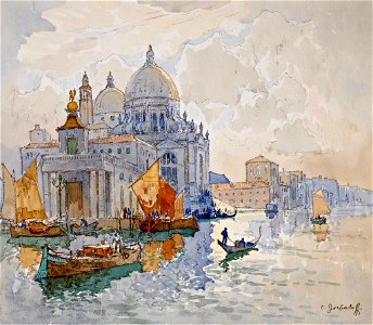 Konstantin Gorbatov - Santa Maria Della Salute, Venice (1)
