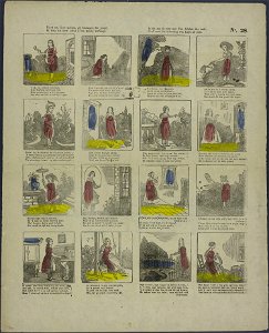 Komt nu, lieve meisjes, gij bloempjes der jeugd, Ik hoop dat deez' prent u een weinig verheugd-Catchpenny print-Borms 0935