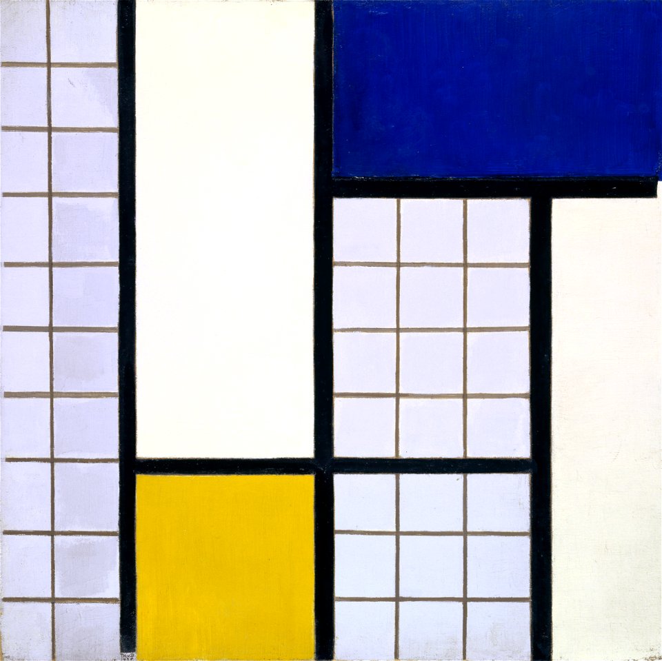 Komposition in Halbtönen, Theo van Doesburg, 1928