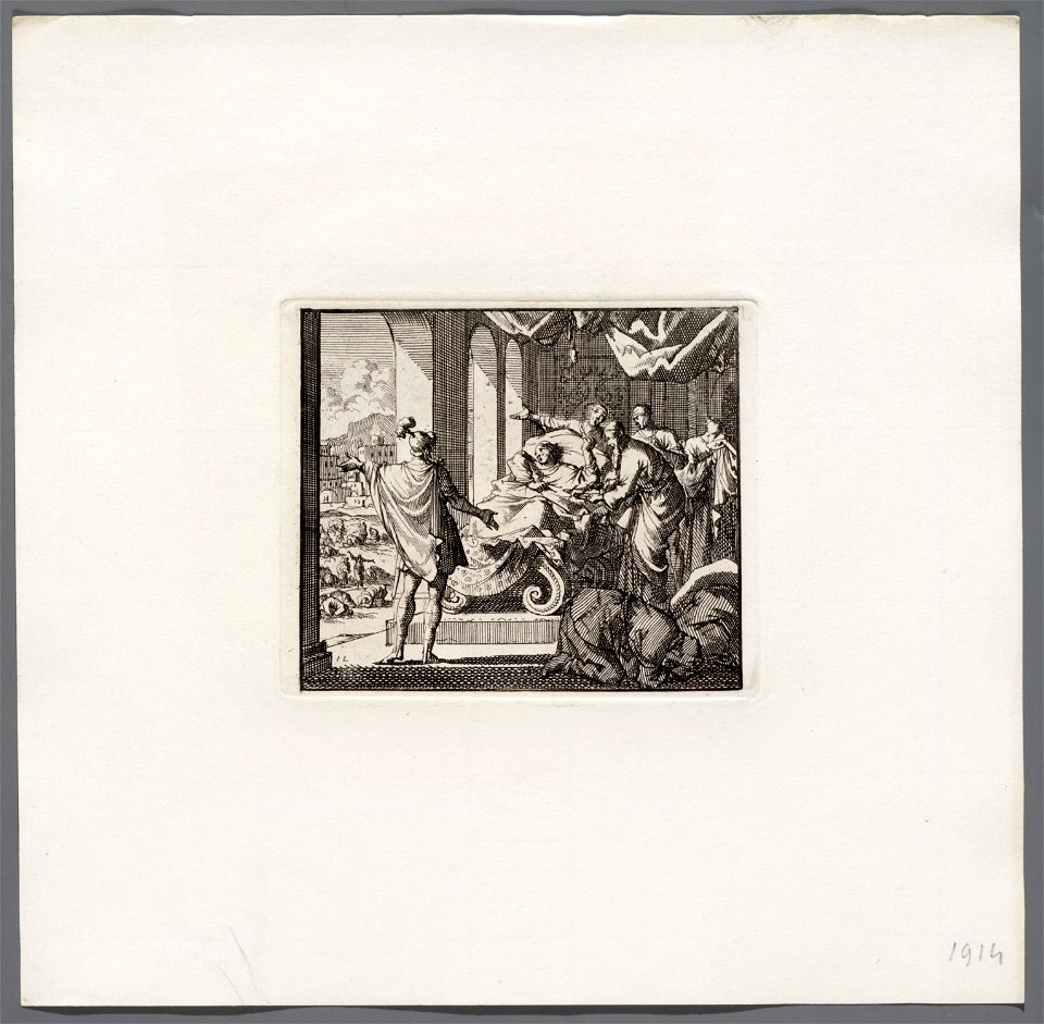 Koning Agrippa sterft, objectnr A 47933
