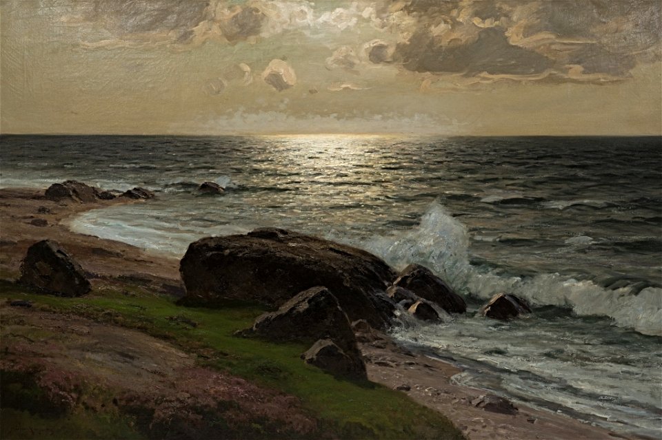 Konrad Alexander Müller-Kurzwelly - Sonnenaufgang am Meer - BG-M 12087^14 - Berlinische Galerie