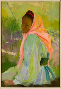 Konrad Krzyżanowski - Girl from Polesie, sketch - MP 25 - National Museum in Warsaw