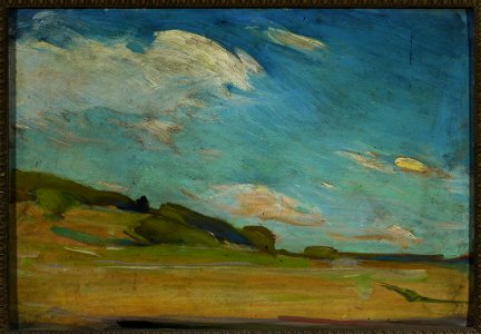 Konrad Krzyżanowski - Plain-air sketch from Zwierzyniec - MP 35 MNW - National Museum in Warsaw