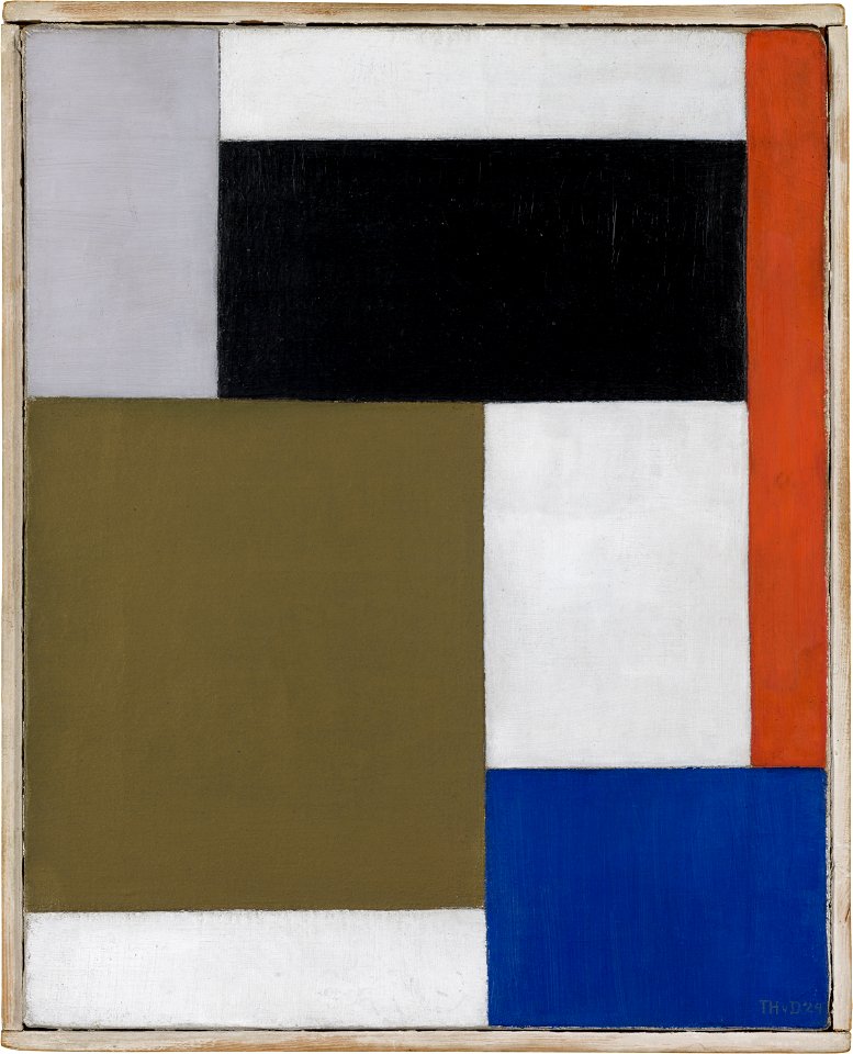 Komposition 1923-1924 by Theo van Doesburg