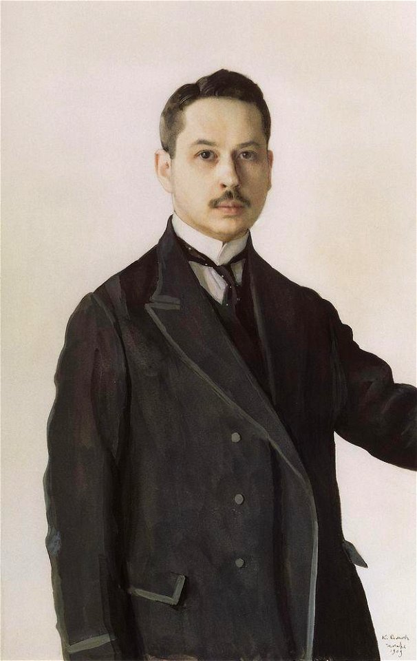 Konstantin Somov - self-portrait-2