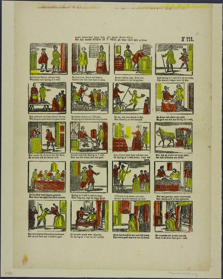Komt, kindertjes! komt hier, wilt doctor Steven kijken-Catchpenny print-Borms 0702