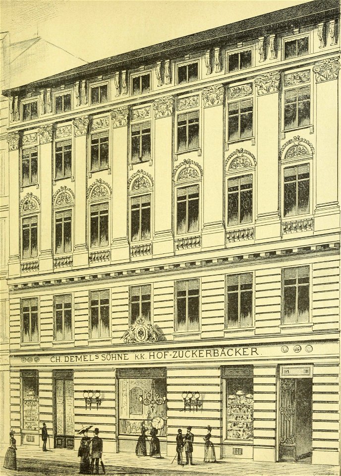 Konditorei Demel, Vienna, 1888