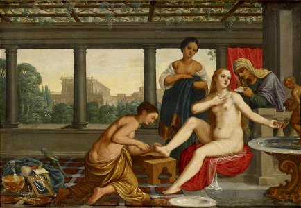 Johann König - Das Bad der Bathseba (Ashmolean Museum)