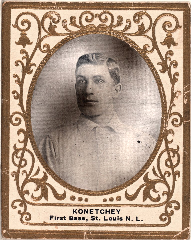 Konetchey, St. Louis Cardinals, baseball card portrait LCCN2007683778