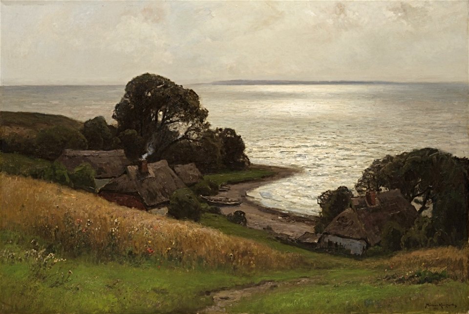 Konrad Alexander Müller-Kurzwelly - Abendstimmung an der Ostsee - BG-M 12145^14 - Berlinische Galerie