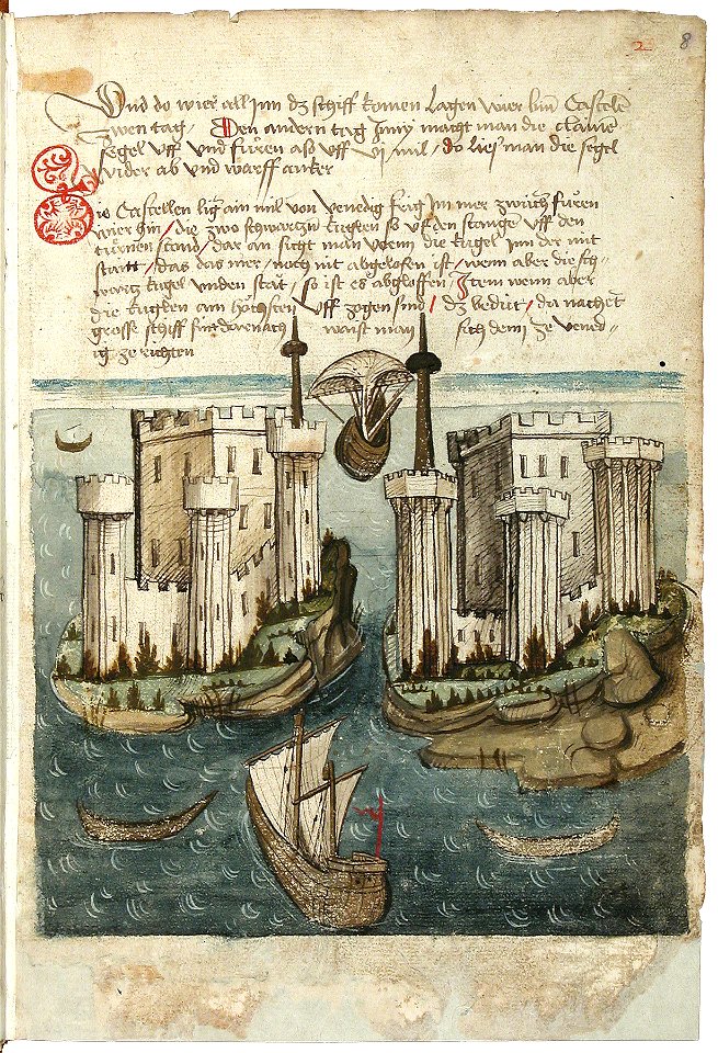 Konrad von Grünenberg - Beschreibung der Reise von Konstanz nach Jerusalem - Blatt 8r - 021