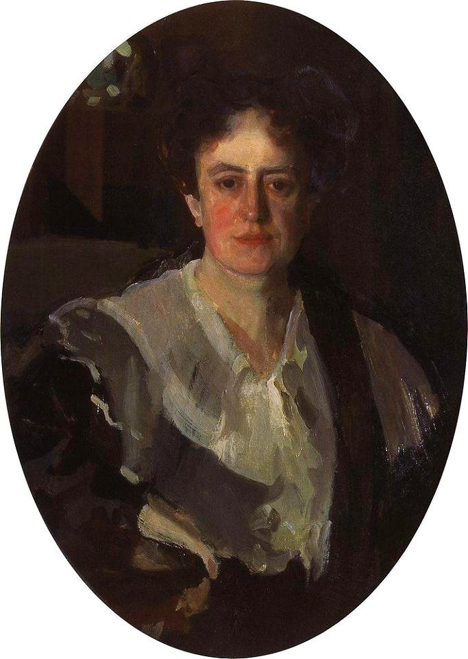 Konstantin Somov - portrait-of-artist-e-zvantseva