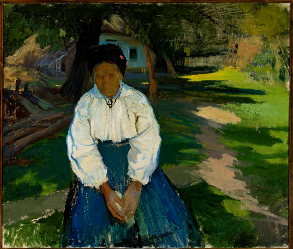 Konrad Krzyżanowski - Peasant woman (of Ukrainian descent) - MP 8 MNW - National Museum in Warsaw