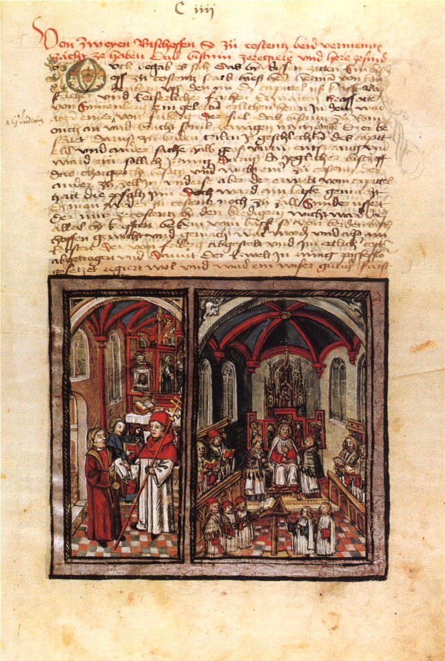 Konstanz Bistumsstreit 1474 ganze Seite