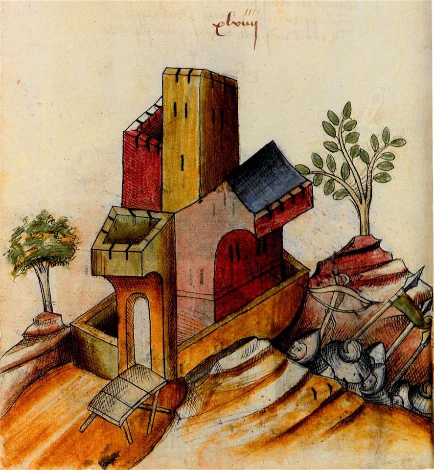 Konrad Kyeser, Bellifortis, Clm 30150, Tafel 06, Blatte 27v (Ausschnitt)