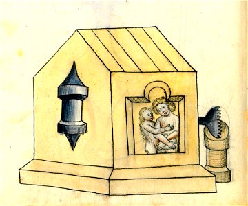 Konrad Kyeser, Bellifortis, Clm 30150, Tafel 08, Blatt 35v (Ausschnitt)