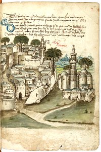 Konrad von Grünenberg - Beschreibung der Reise von Konstanz nach Jerusalem - Blatt 32r - 069