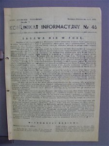 Komunikat Informacyjny nr 46