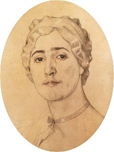 Konstantin Somov - portrait-of-d-karysheva