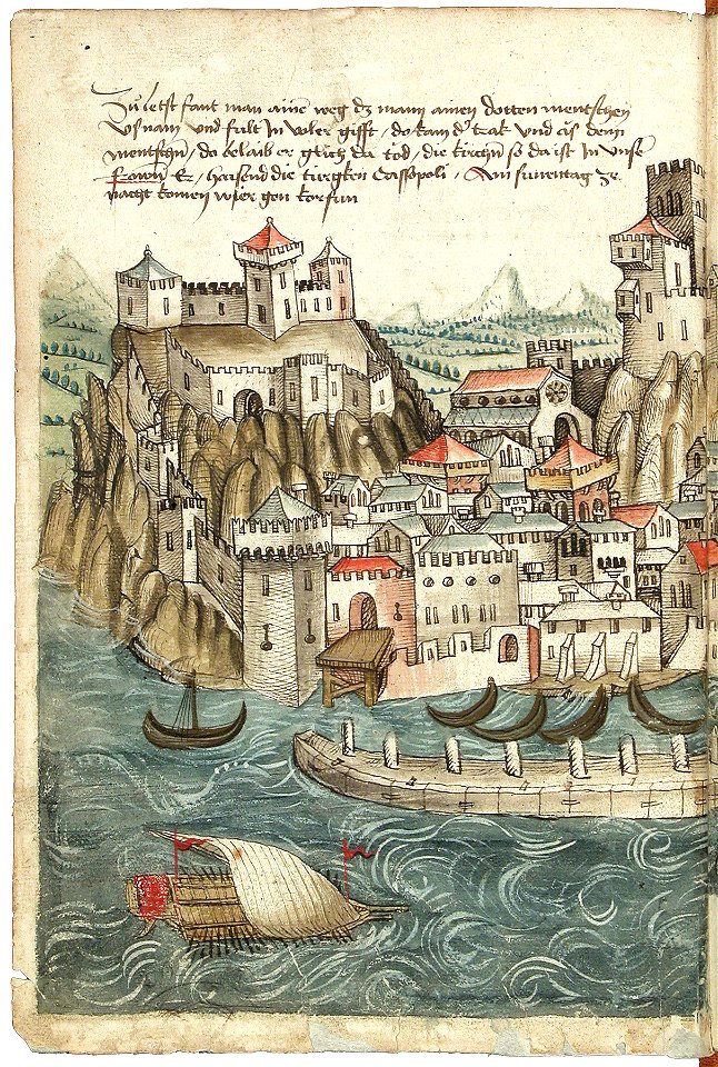 Konrad von Grünenberg - Beschreibung der Reise von Konstanz nach Jerusalem - Blatt 15v - 036