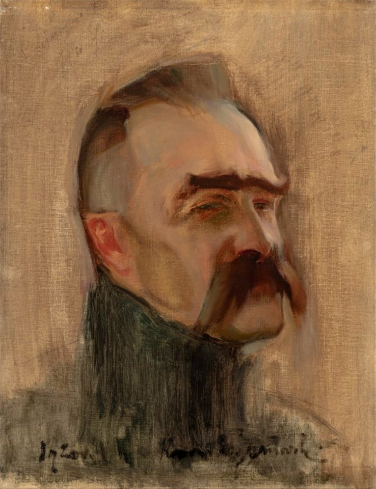 Konrad Krzyżanowski Portret Józefa Piłsudskiego 1920 Muzeum Śląskie Katowice