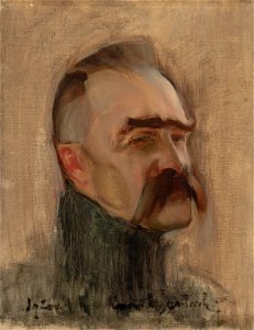 Konrad Krzyżanowski Portret Józefa Piłsudskiego 1920 Muzeum Śląskie Katowice