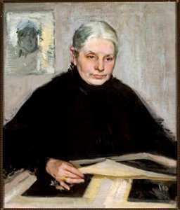 Konrad Krzyżanowski - Portrait of Emilia Mirecka - MP 28 MNW - National Museum in Warsaw