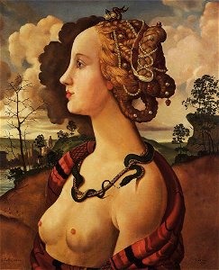 Konstantin Somov - copy-of-portrait-of-simonetta-vespucci-by-piero-di-cosimo