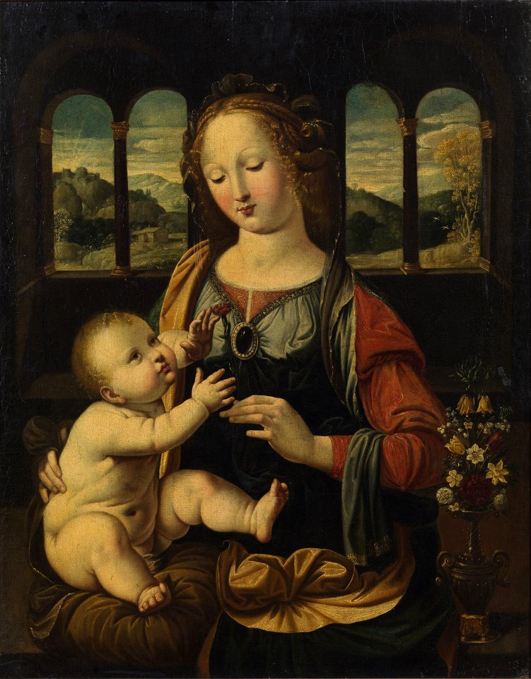 Johann König - Jungfrau und Kind (Courtauld Institute)