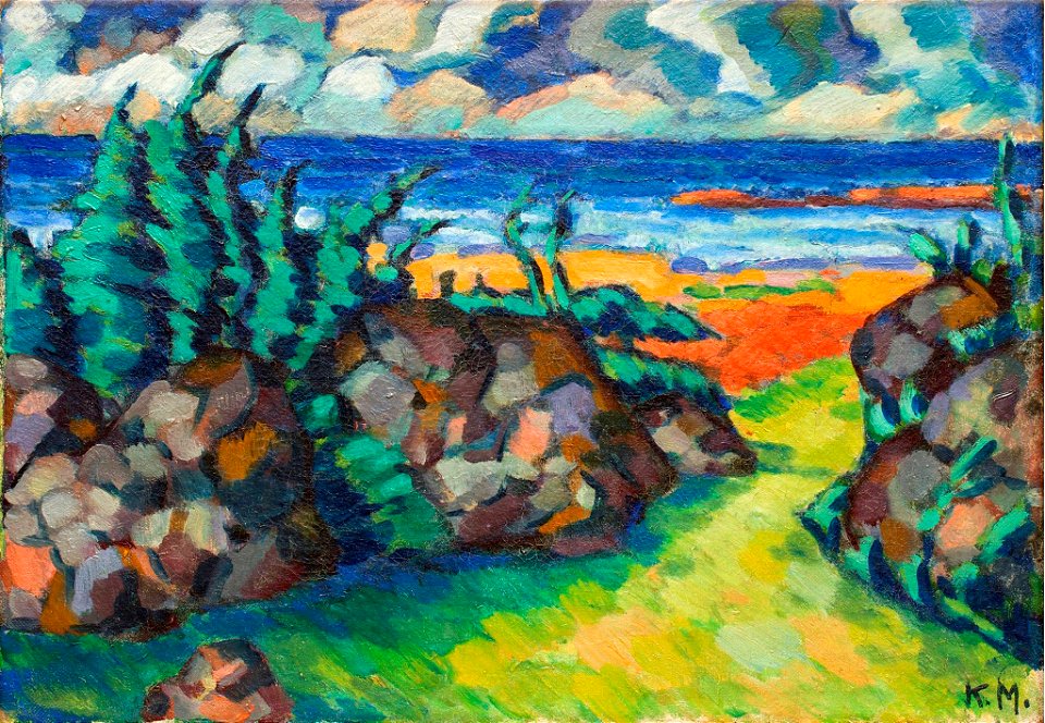 Konrad Mägi Mereäärne vaade (Saaremaa)