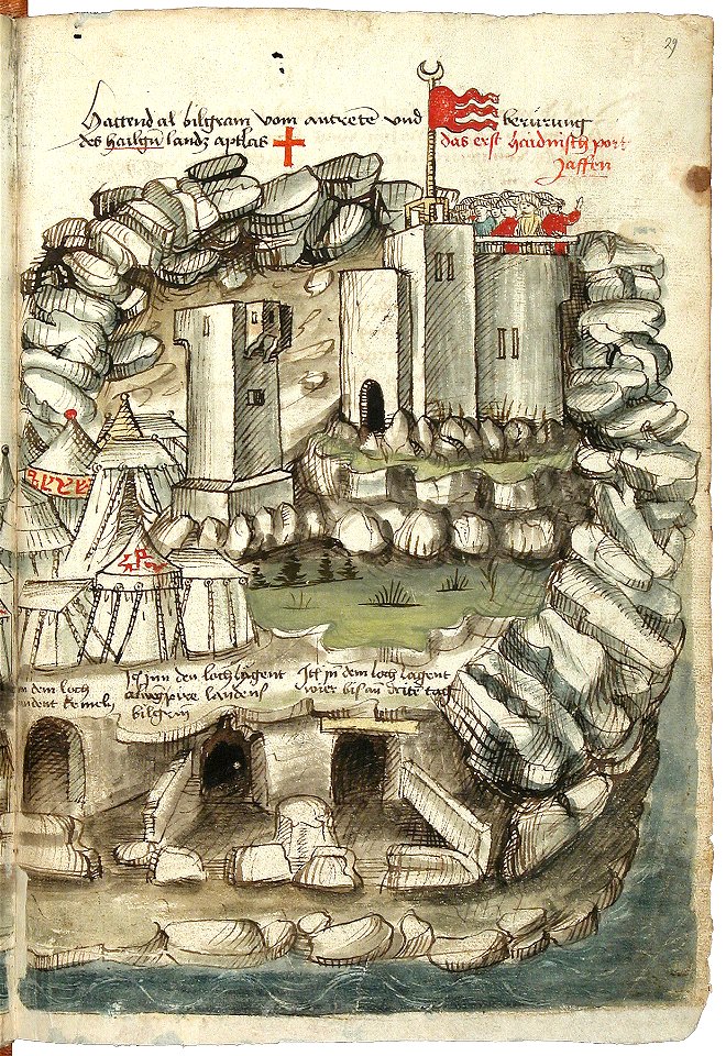 Konrad von Grünenberg - Beschreibung der Reise von Konstanz nach Jerusalem - Blatt 29r - 063