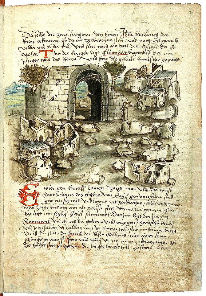 Konrad von Grünenberg - Beschreibung der Reise von Konstanz nach Jerusalem - Blatt 35r - 075
