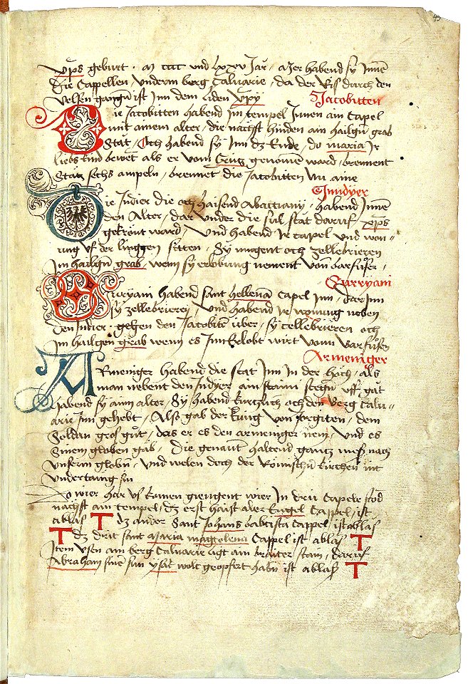 Konrad von Grünenberg - Beschreibung der Reise von Konstanz nach Jerusalem - Blatt 45r - 095