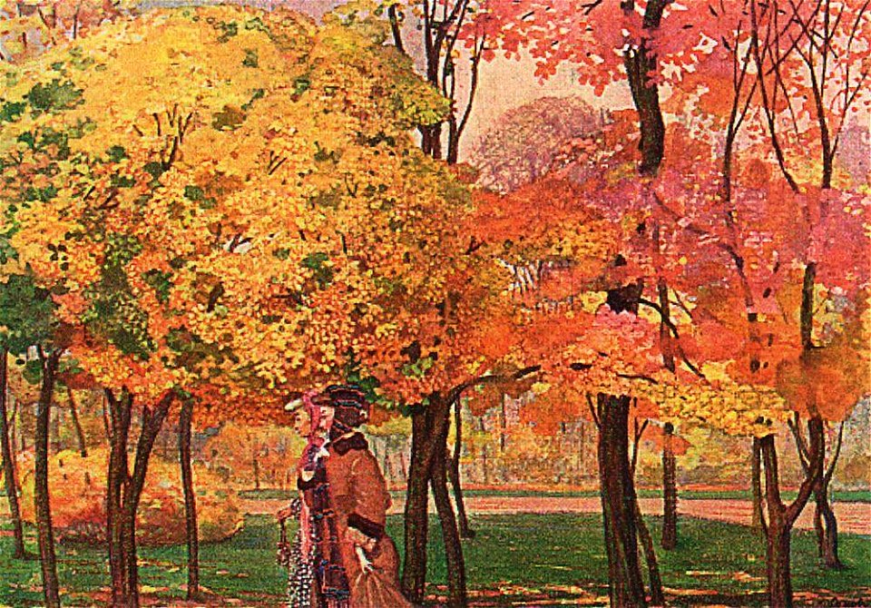 Konstantin Somov - autumn