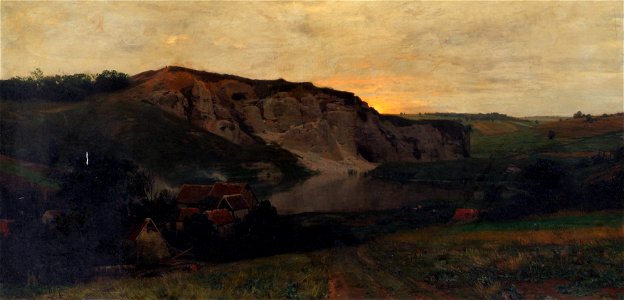 Konrad Ludwig Lessing - Felslandschaft mit Weiher - 8051 - Kunsthistorisches Museum