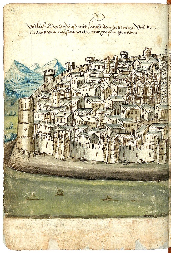 Konrad von Grünenberg - Beschreibung der Reise von Konstanz nach Jerusalem - Blatt 26v - 058