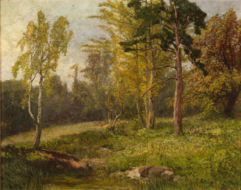 Konrad Petrides Waldlandschaft